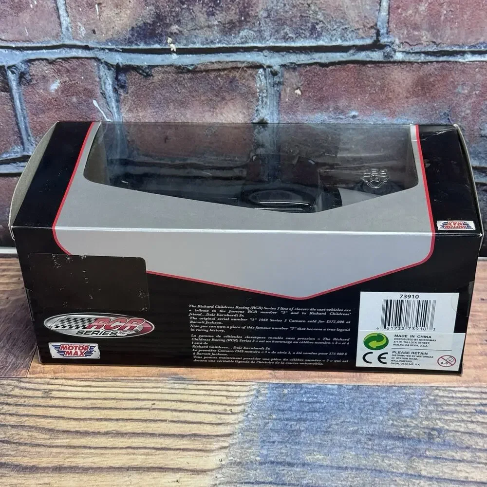 Motor Max 1955 Chevy Stepside Dale‎ Earnhardt #3 1/24 scale Die-cast SEALED NRFP